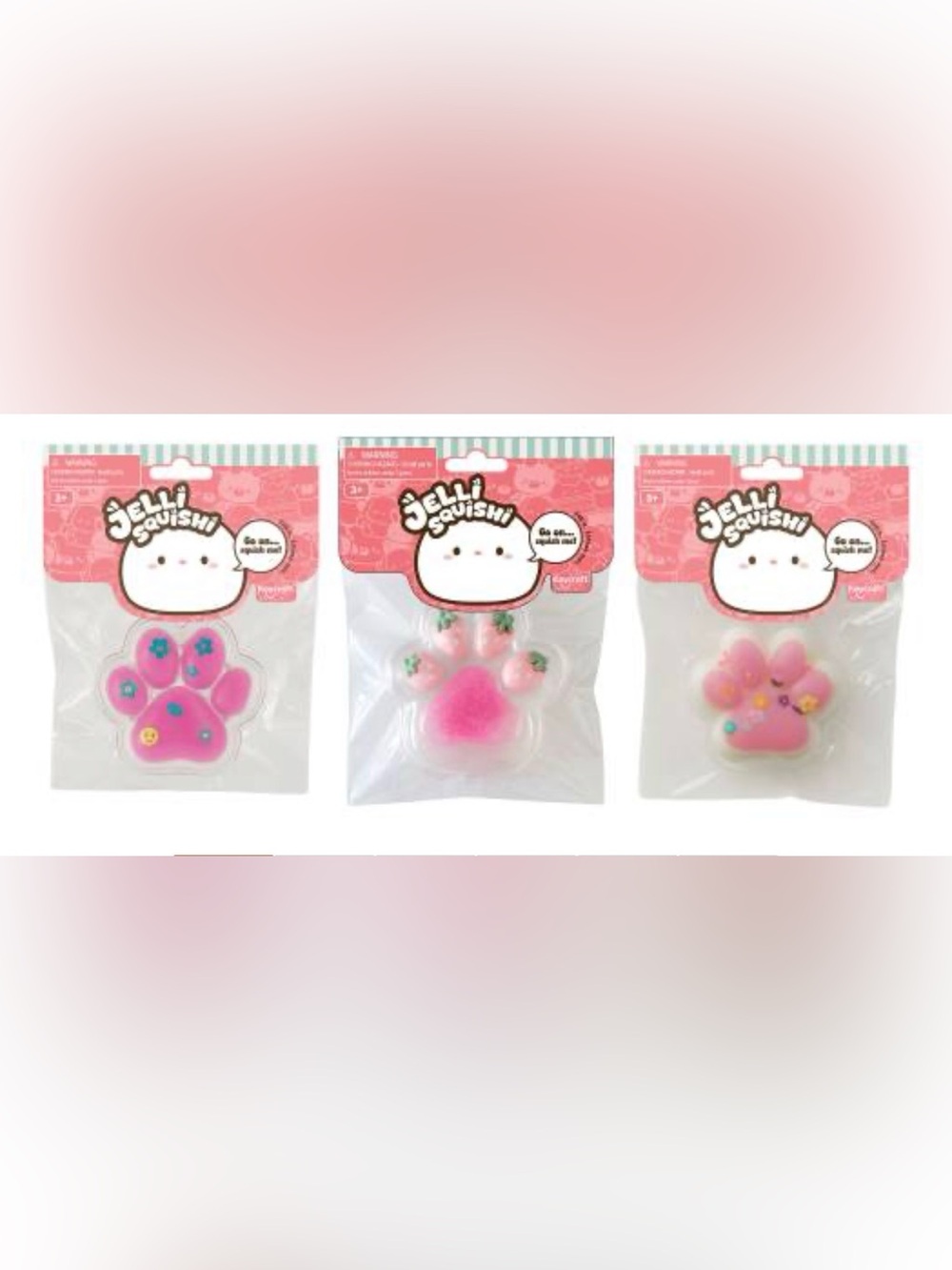 Mystery Jelli Squishi 5 Pack -
$30 Retail! Random Squishies